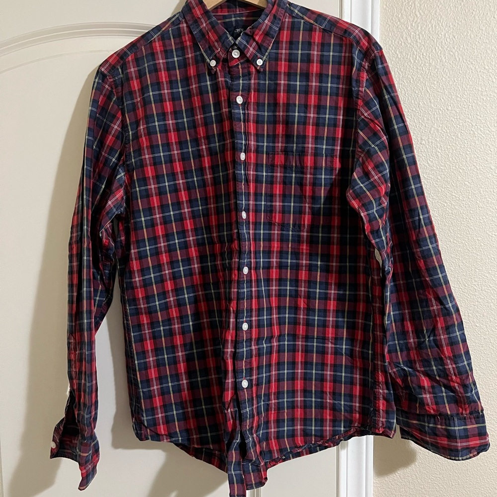 J. Crew Plaid Men's Shirt